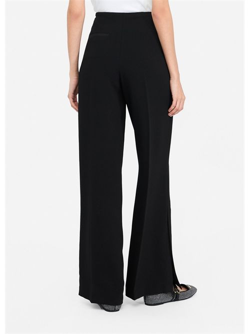 Pantaloni a palazzo in envers satin LIU JO | CF5126TS111/22222